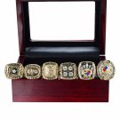 6Pcs/Lot 1974 1975 1978 1979 2005 2008 PITTSBURGH STEELERS SUPER BOWL CHAMP
