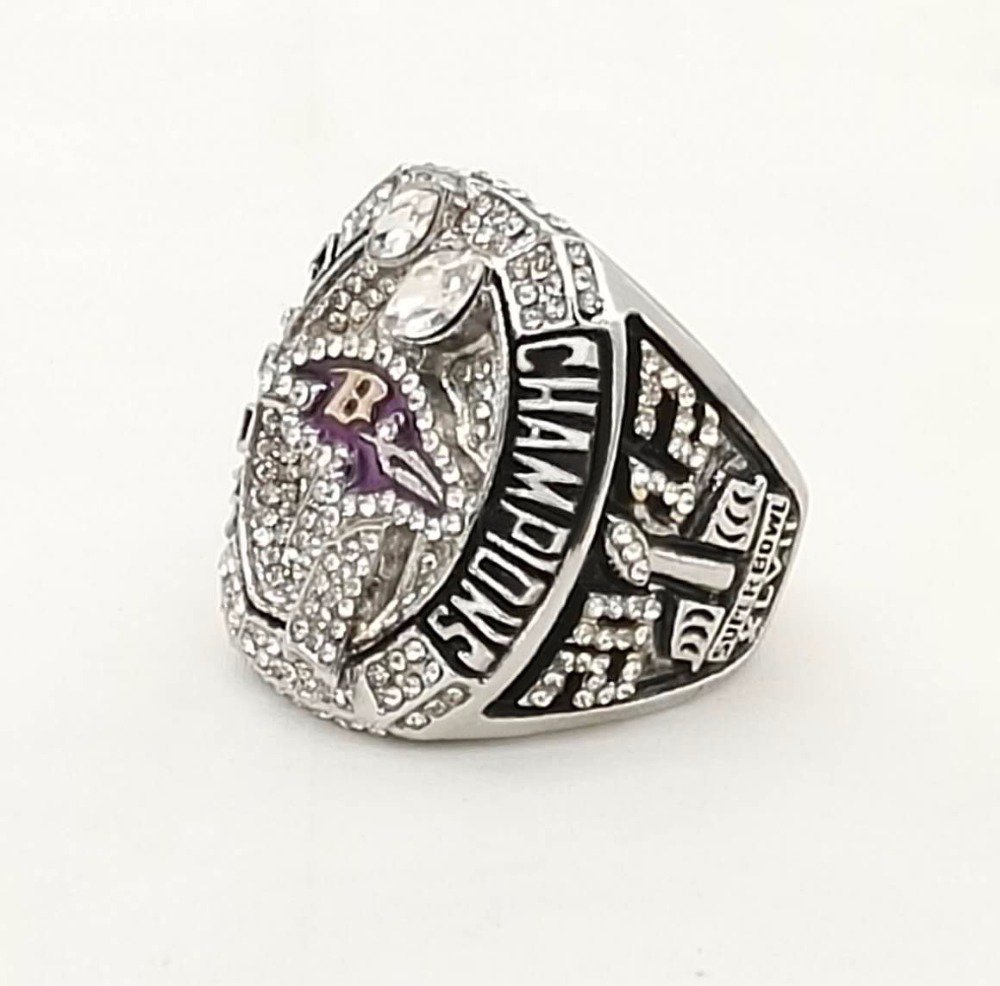 Who Can Beat Our Rings, High Quality 2012 Super Bowl Baltimore Ravens Repli