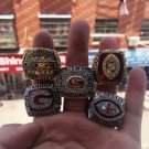 5Pcs / set 1980 2002 2003 2005 2005 Georgia bulldogs national championship