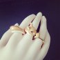 GORGEOUS TALE Gold Animal Squirrel Ring Championship Ring Set Anel Bague Bi