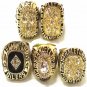 US size 11 5pcs/set 1984 1985 1987 1988 1990 Edmonton Oilers world champion