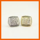 2017 GOLD AND SILVER COLOR FANTASY FOOTBALL FFL CHAMPIONSHIP RING SOUVENIR