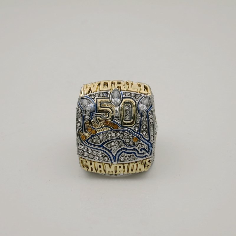High Quality 2015 Super Bowl 50 Denver Broncos Championship Ring -in Rings