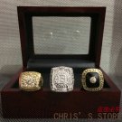 3pcs/set 1970 1972 2011 Boston Bruins Stanley Cup Replica Championship Ring