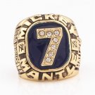 Manufacturer New Design 1956 Mickey Mantle Baseball Championship Ring Repli