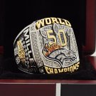 2015 2016 Denver Broncos Super Bowl FOOTBALL Championship Ring 7 15 Size Mi