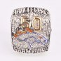 New Arrival 2015 Denver Broncos 50 Super Bowl Championship Ring Solid Repli