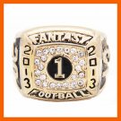 High Quality 2013 fantasy Football Championship Ring Solid Souvenir Sport R