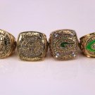 4pcs/set 1966 1967 1996 2010 Green Bay Packers Super Bowl world championshi