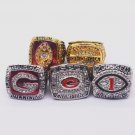 1980 2002 2003 2005 2005 Georgia bulldogs championship ring set 5 pcs/set -