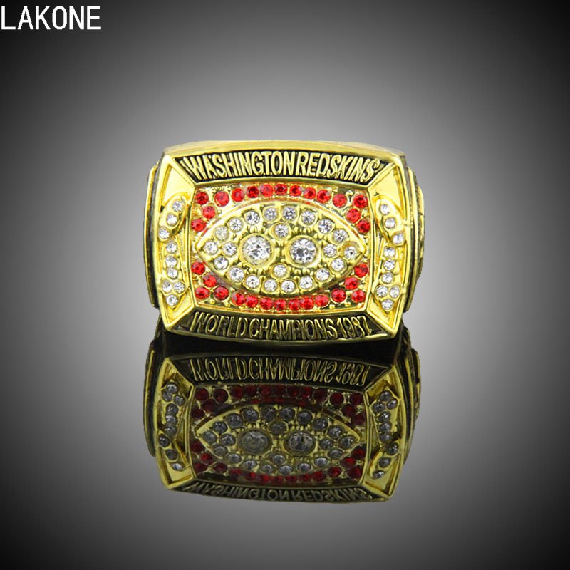 LAKONE Champions ring, 1987 Washington Redskins world championship ring, sp