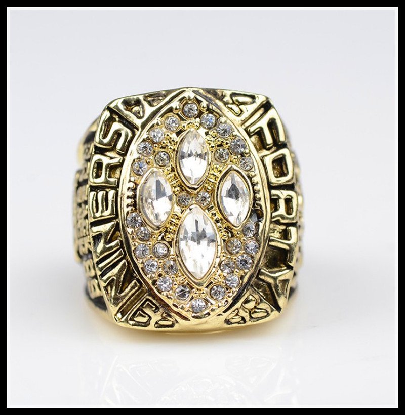 Replica Super Bowl 1989 San Francisco 49ers Championship Ring for Fans-in R