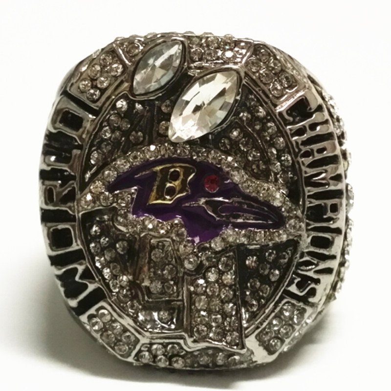Factory price 2012 Baltimore Ravens Championship rings replica size 7 to 13