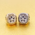 1971 Dallas Cowboys Championship Rings set men fashion gold and silver zinc
