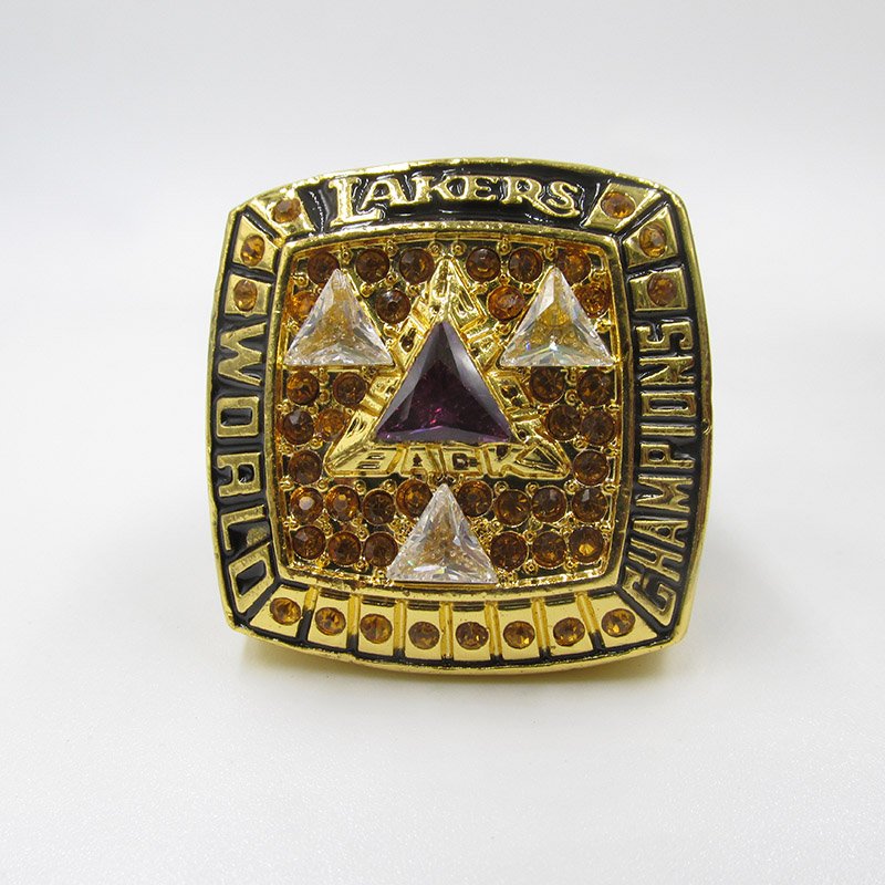 2002 los angeles slam dunk lakers world championship basketball ring Murphy