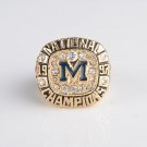 factory sale 1997 Football National michigan Championship Ring Size 11 free