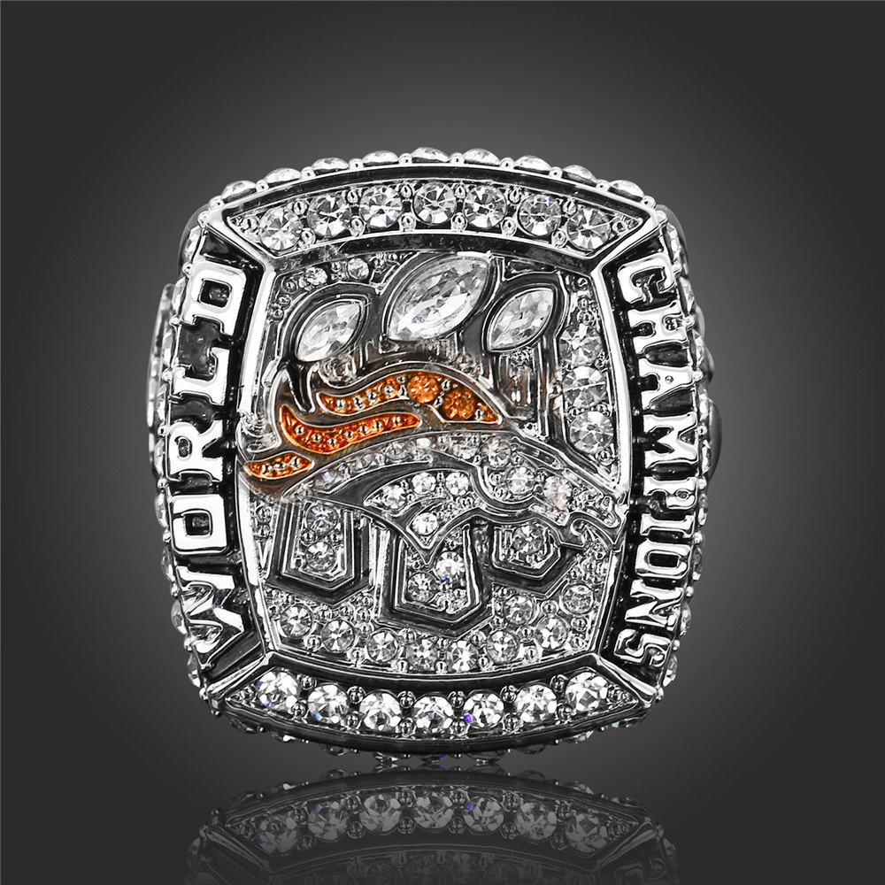 Hot Selling 2015 2016 Denver Broncos Super Bowl Ring Vintage Men Jewelry Sp