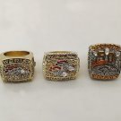 Wholesale 3pcs 1997 1998 2015 Denver Broncos Fans Replica Championship Ring