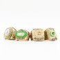 Green bay packers championship ring set 4 pcs replica super bowl champion r