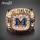 ANNGILL Championship Rings Michigan Of University Rose Bowl Game Men Ring R