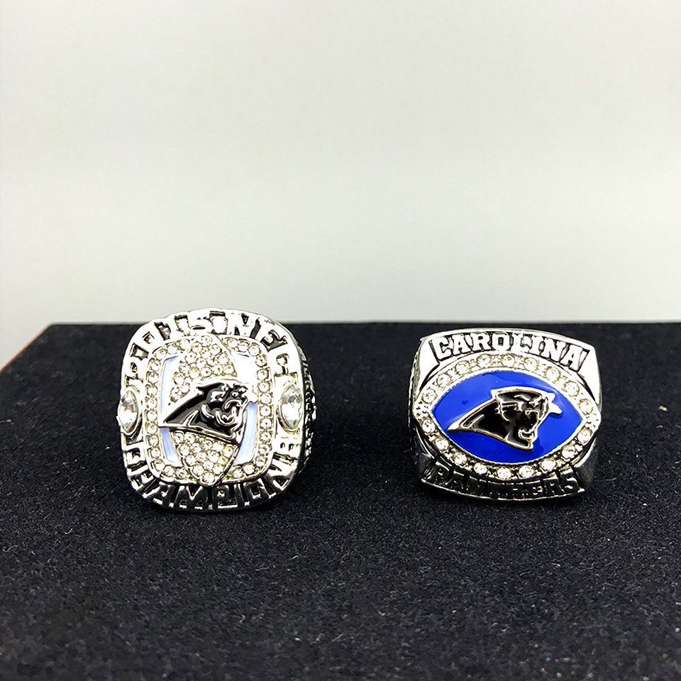 New Arrival For NFC 2003/2015 Rings Set Carolina Panthers Super Bowl Replic
