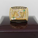 1966 Saskatchewan Roughriders Grey Cup Championship Ring Set With Wooden Bo