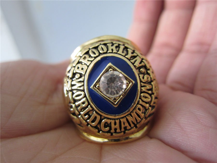 High Quality 1955 Brooklyn Dodgers World Series Championship Ring solid Men