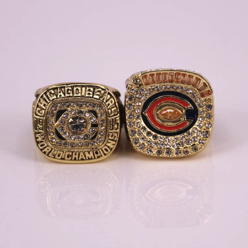 2pcs/set US size factory wholesale price 1985 2006 Chicago Bears championsh