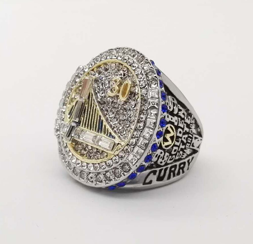 Who Can Beat Our Rings, High Quality  2015 Golden State Warriors Round Bask