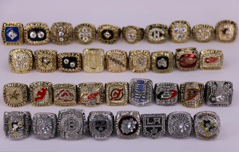 US size 36pcs/set from 1980 to 2016 Stanley Cup world championship rings re
