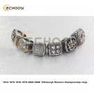 1974 1975 1978 1979 2005 2008 6pcs Super Bowl Pittsburgh Steelers Champions