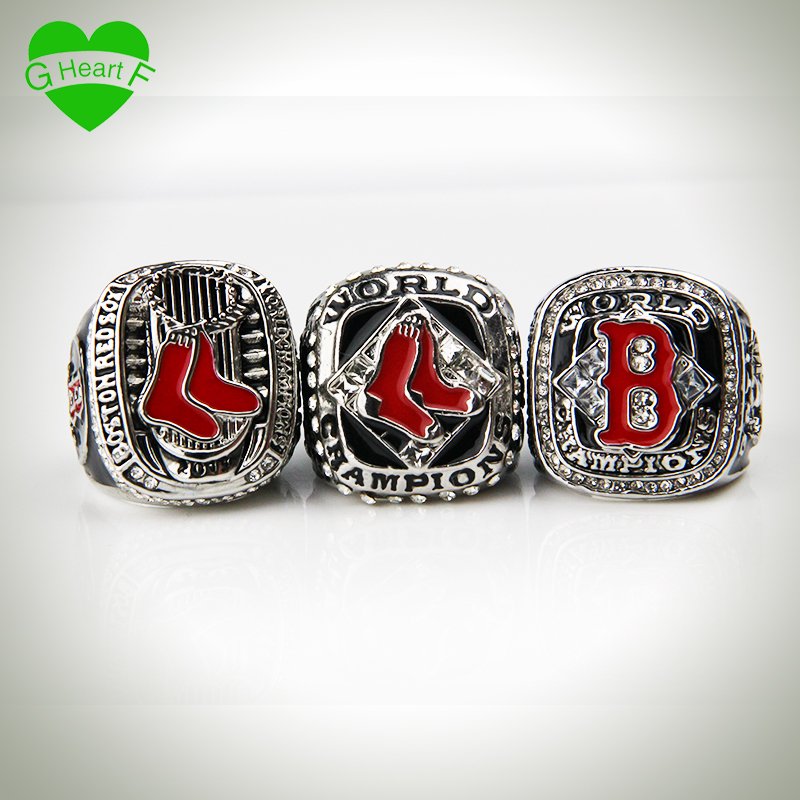 Free Drop Shipping 3 set  Boston Red Sox 2004 2007 2013 Championship Ring q