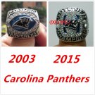 Free Shipping 2003 and 2015 Carolina Panthers  Americas championship ring s