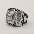 Drop shipping 2017 fantasy Football Zinc Alloy silver plated Custom Sports