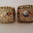 2pcs per set 1992 1993 Toronto Blue Jays championship rings set replica dro