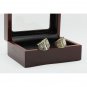 Gorgeous Ring sets with Wooden Boxes Replica Baseball Copper 2pcs/packs Tor
