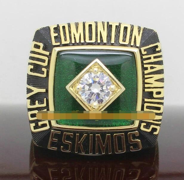Drop Shipping CFL 1982 Edmonton Eskimos The 70th Grey Cup Championship Ring