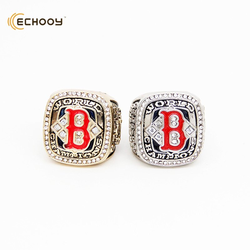 2 color 2004 boston red sox ortiz championship rings with box for man and f