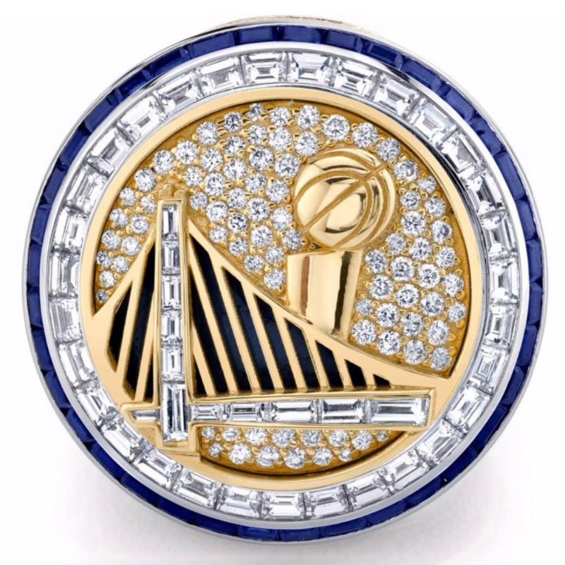 LAKONE Champions ring, Durant 2017 State Warrior National Basketball Champi