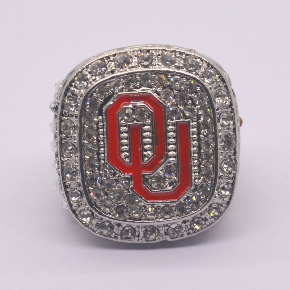 2015 Oklahoma Sooners Big 12 Championship Ring Replica Solid Ring Drop Ship