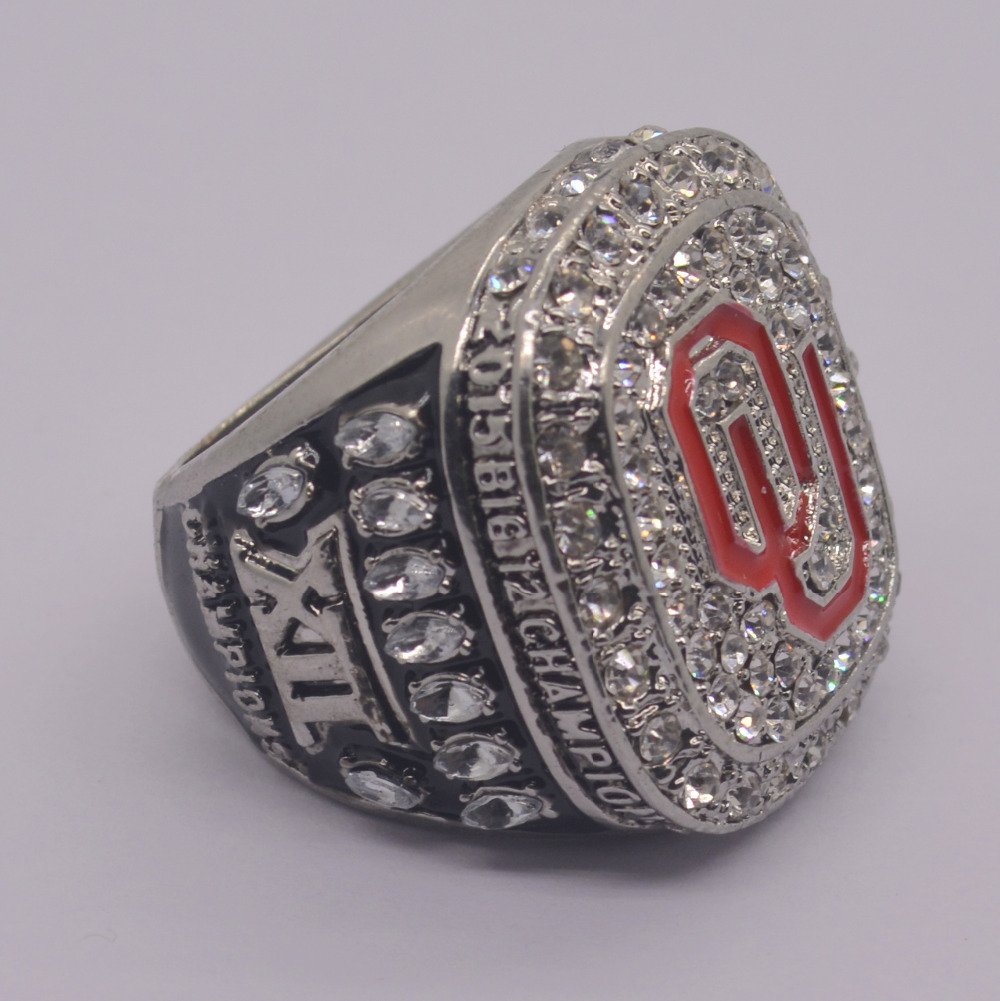 2015 Oklahoma Sooners Big 12 Championship Ring Replica Solid Ring Drop Ship