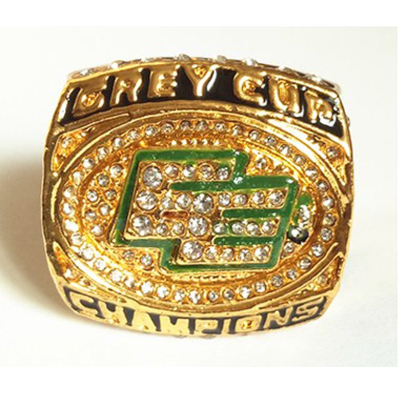 2003 Grey Cup Edmonton Eskimos Manoruisiak World Championship Ring-in Rings