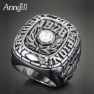 ANNGILL Championship Rings Alabama Crimson Tide Replica Anillos Men Ring Re
