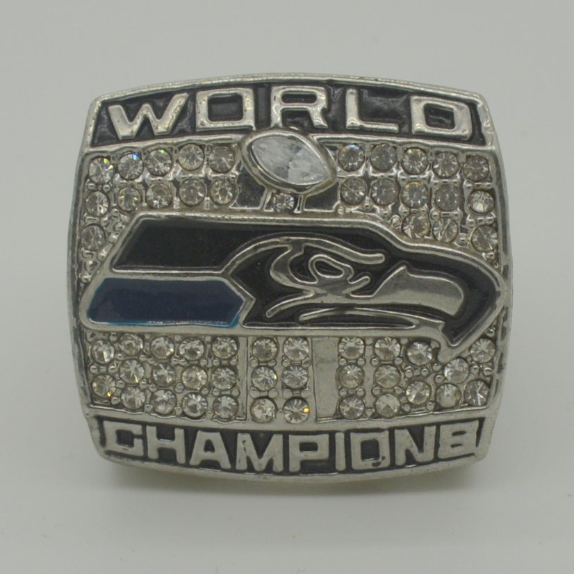 2013 Seattle Seahawks Replica Super Bowl Rings Championship Ring For Fans-i