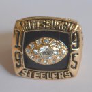 1995  Steelers MCAFEE Custom Sports World Championship Ring -in Underwear f
