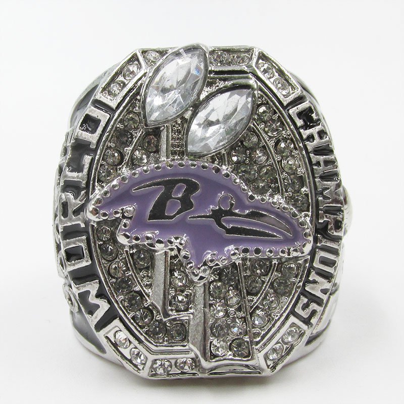 2012 Baltimore Ravens Super Bowl Replica Championship Ring Untuk Pria Big R