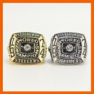 NEW SILVER AND GOLD COLOR 1974 PITTSBURGH STEELERS SUPER BOWL X WORLD CHAMP