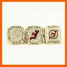 NHL 1995 2000 2003 NEW JERSEY DEVILS STANLEY CUP CHAMPIONSHIP RING, 3 RINGS