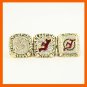 NHL 1995 2000 2003 NEW JERSEY DEVILS STANLEY CUP CHAMPIONSHIP RING, 3 RINGS