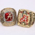 2Pcs/Set! 2017 Hot Crazy NCAA 2015 2016 Alabama Crimson Tide Football Natio